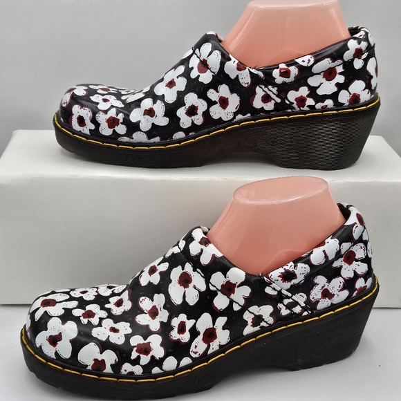 Dr Martens Pascal Fayre 1460 rare /hard-to-find floral clog shoes w 9 / m 8 - Picture 13 of 14
